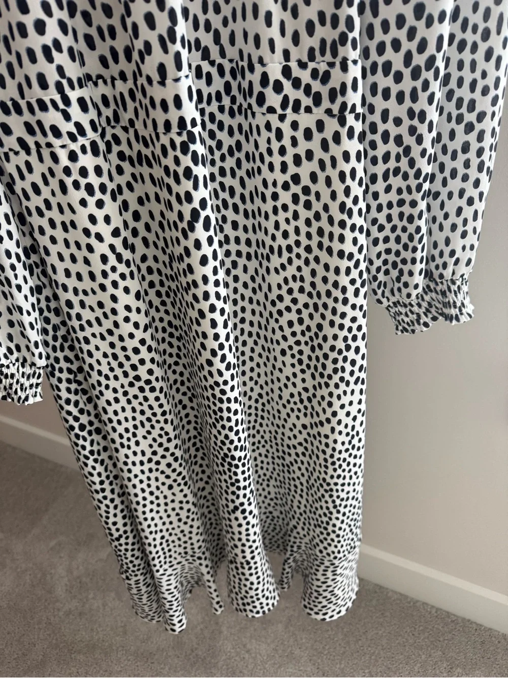 NWT J. Crew Ruffle-neck leopard peasant dress (Size 4)